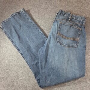 Ariat M4 Jeans Mens 38x34 Low Rise Boot Cut Blue Denim Western Cowboy
